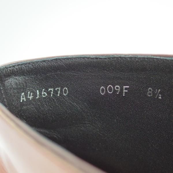 美品★シェットランドフォックス SIZE 8.5【定価￥58,320-★ブリストルシリーズ/チャッカブーツ/009F SF】カーフ/茶/Shetlandfox★d158