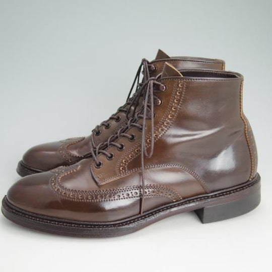 美品★メイカーズ SIZE 7【定価￥118,260-★ダークコニャック色/コードバン/ブーツ】ホーウィン社/シェルコードバン/茶/Makers★d160