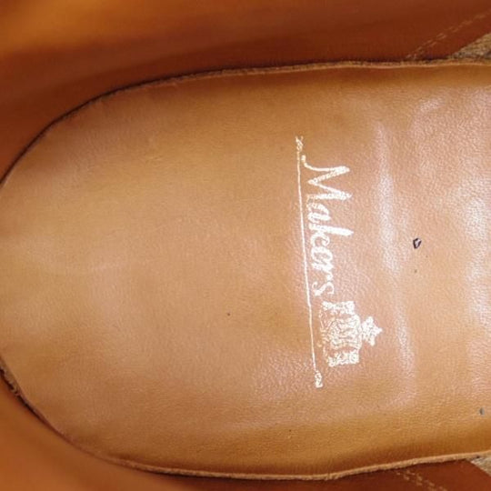 美品★メイカーズ SIZE 7【定価￥118,260-★ダークコニャック色/コードバン/ブーツ】ホーウィン社/シェルコードバン/茶/Makers★d160