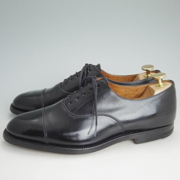美品★トリッカーズ UK6.5程度/7D【極貴重★70'sビンテージ製品】9550/ストレートチップ/メンズ/短靴/カーフ/黒/Tricker's★d161