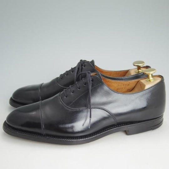 美品★トリッカーズ UK6.5程度/7D【極貴重★70'sビンテージ製品】9550/ストレートチップ/メンズ/短靴/カーフ/黒/Tricker's★d161