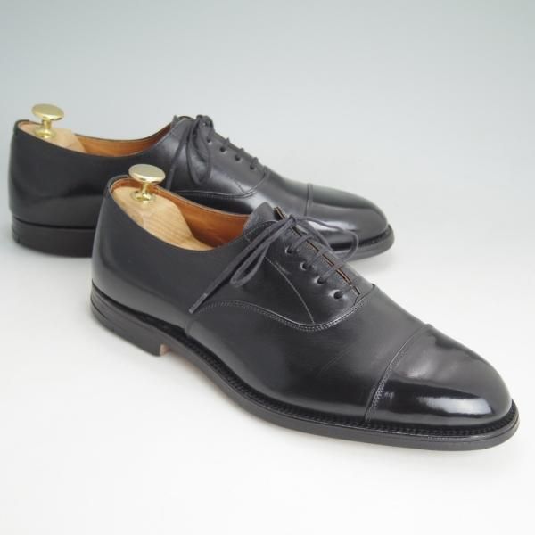 美品★トリッカーズ UK6.5程度/7D【極貴重★70'sビンテージ製品】9550/ストレートチップ/メンズ/短靴/カーフ/黒/Tricker's★d161