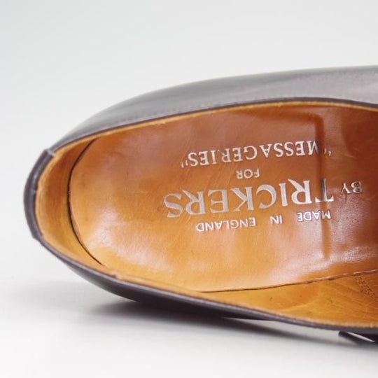 美品★トリッカーズ UK6.5程度/7D【極貴重★70'sビンテージ製品】9550/ストレートチップ/メンズ/短靴/カーフ/黒/Tricker's★d161