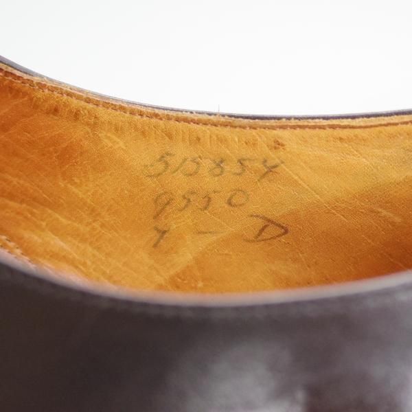 美品★トリッカーズ UK6.5程度/7D【極貴重★70'sビンテージ製品】9550/ストレートチップ/メンズ/短靴/カーフ/黒/Tricker's★d161