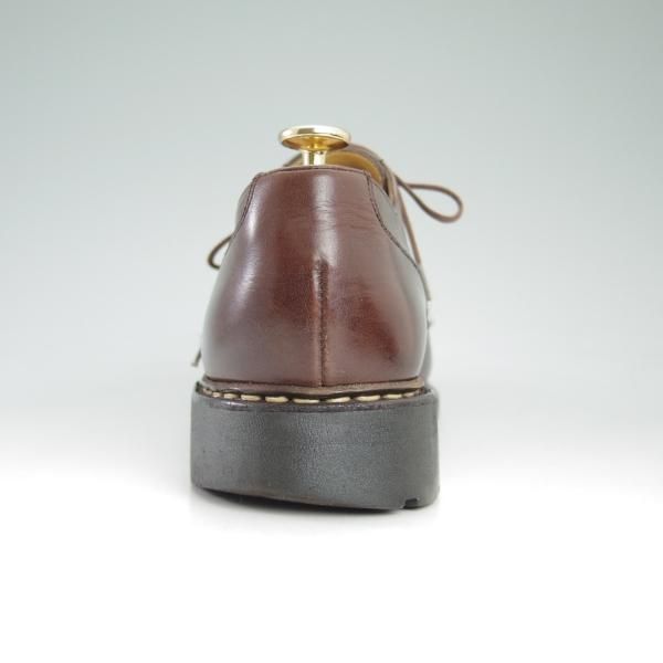 極上★パラブーツ SIZE 7【★シャンボード/CHAMBORD】カフェ/CAF/TEXソール/リスレザー/Uチップ/茶/カーフ/メンズ/Paraboot★d163