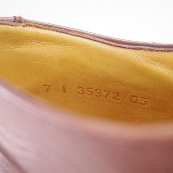 極上★パラブーツ SIZE 7【★シャンボード/CHAMBORD】カフェ/CAF/TEXソール/リスレザー/Uチップ/茶/カーフ/メンズ/Paraboot★d163