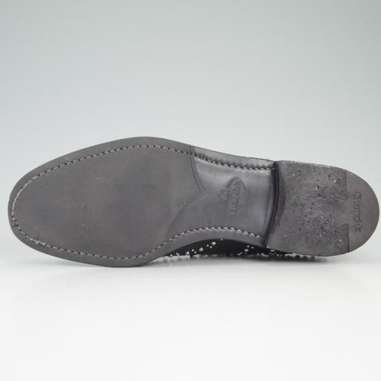 ★チャーチ(レディース) SIZE 37.5【★バーウッド/BURWOOD MET/スタッズ】ポリッシュドバインダーカーフ/フルブローグ/黒/Church's★d164