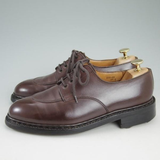 美品★J.M.ウェストン 5.5E【貴重★ロジェの進化版モデル/597/旧ロゴ】リッジウェイソール/22ラスト/Uチップ/Weston/ウエストン★d165