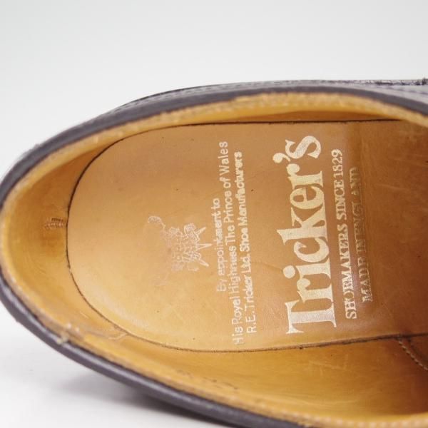 極上★トリッカーズ(レディース) SIZE 5.5【★カントリー短靴/L5943】ウイングチップ/フルブローグ/カーフ/黒/Tricker's★d166