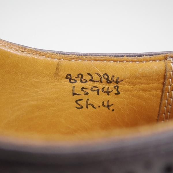 極上★トリッカーズ(レディース) SIZE 5.5【★カントリー短靴/L5943】ウイングチップ/フルブローグ/カーフ/黒/Tricker's★d166