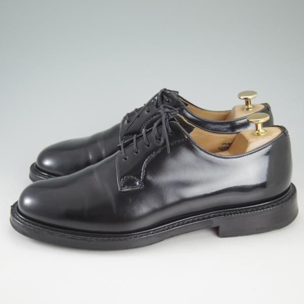 美品★チャーチ 70F/UK7【定価￥99,360-★シャノン/SHANNON】103ラスト/ポリッシュドバインダーカーフ/黒/プレーントゥ/Church's★d169