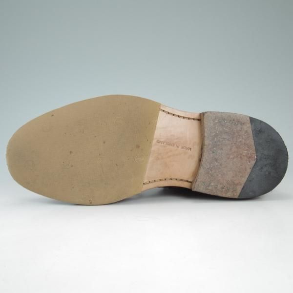 美品★トリッカーズ SIZE 7.5【貴重★ギリーブーツ/M6890】カントリーブーツ/薄茶/フルブローグ/グレインレザー/メンズ/Tricker's★d171