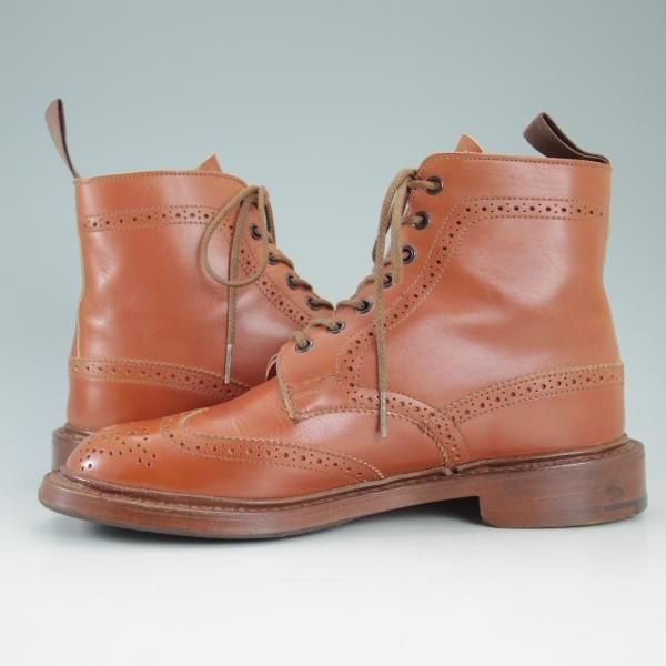 美品★トリッカーズ(レディース) SIZE 5.5【★カントリーブーツ/L2508】モールトン/アニリンカーフ/モカシンブラウン/Tricker's★d172