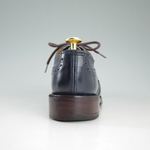 美品★トリッカーズ(レディース) SIZE 4【★バートン/BOURTON/ネイビー】L5633/カントリー短靴/アニリンカーフ/Tricker's★d173