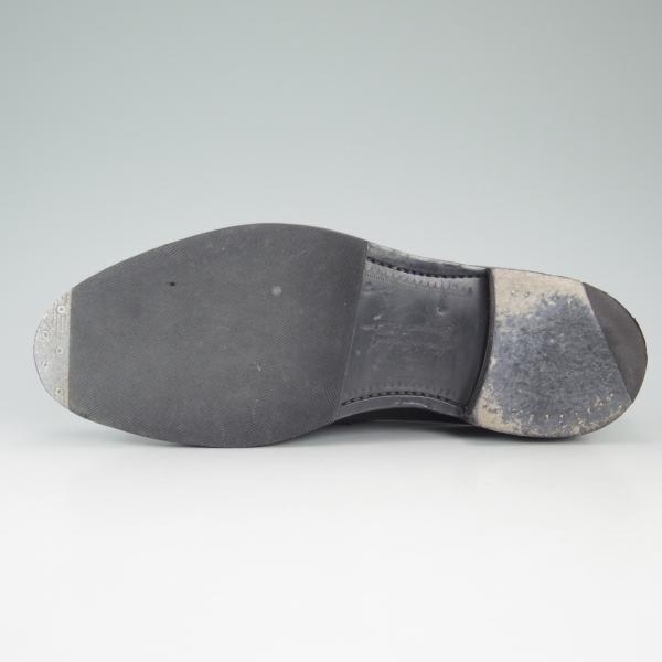 美品★(英)チーニー 7F【定価￥73,440-★HUDSON/ハドソン/コインローファー】5203ラスト/カーフ/黒/メンズ/CHEANEY★d174