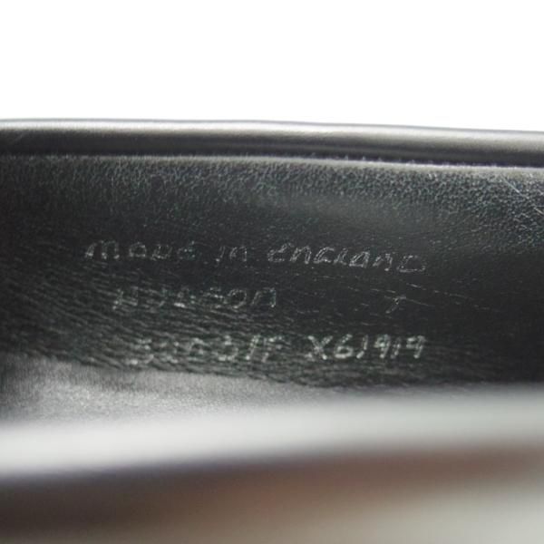 美品★(英)チーニー 7F【定価￥73,440-★HUDSON/ハドソン/コインローファー】5203ラスト/カーフ/黒/メンズ/CHEANEY★d174