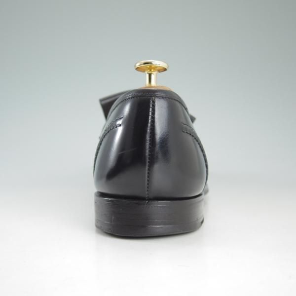 極上★クロケット＆ジョーンズ UK10/US10.5D【★ブルックスブラザーズ別注/Peal&co】タッセルローファー/黒/メンズ/Crockett＆Jones★d175