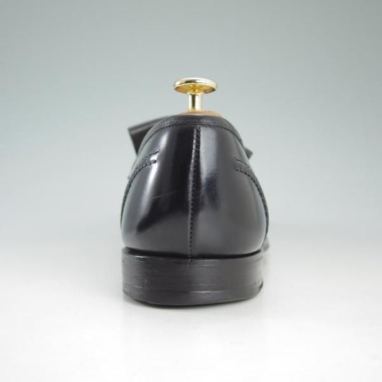 極上★クロケット＆ジョーンズ UK10/US10.5D【★ブルックスブラザーズ別注/Peal&co】タッセルローファー/黒/メンズ/Crockett＆Jones★d175