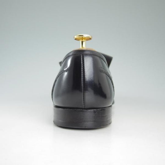 極上★クロケット＆ジョーンズ UK10/US10.5D【★ブルックスブラザーズ別注/Peal&co】タッセルローファー/黒/メンズ/Crockett＆Jones★d175