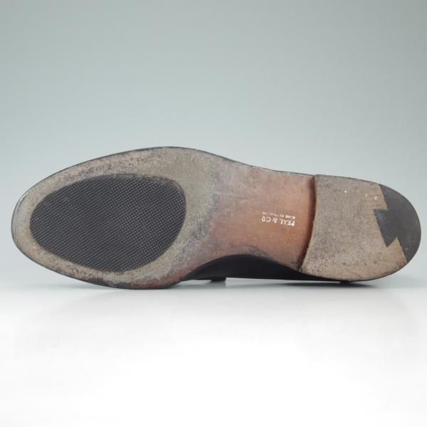 極上★クロケット＆ジョーンズ UK10/US10.5D【★ブルックスブラザーズ別注/Peal&co】タッセルローファー/黒/メンズ/Crockett＆Jones★d175