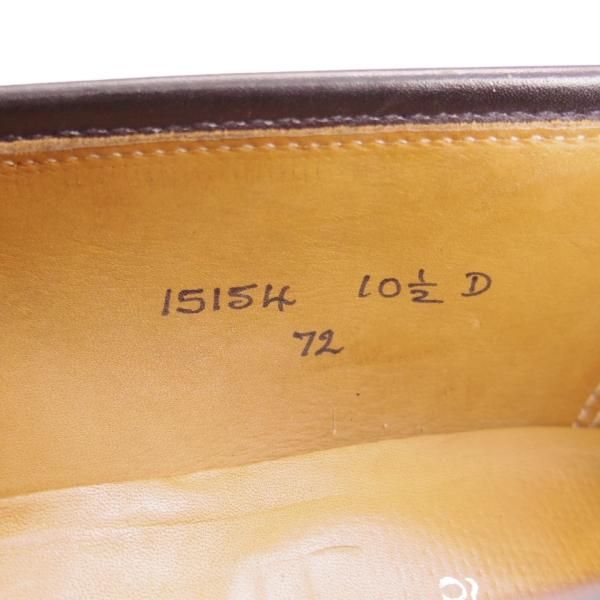 極上★クロケット＆ジョーンズ UK10/US10.5D【★ブルックスブラザーズ別注/Peal&co】タッセルローファー/黒/メンズ/Crockett＆Jones★d175