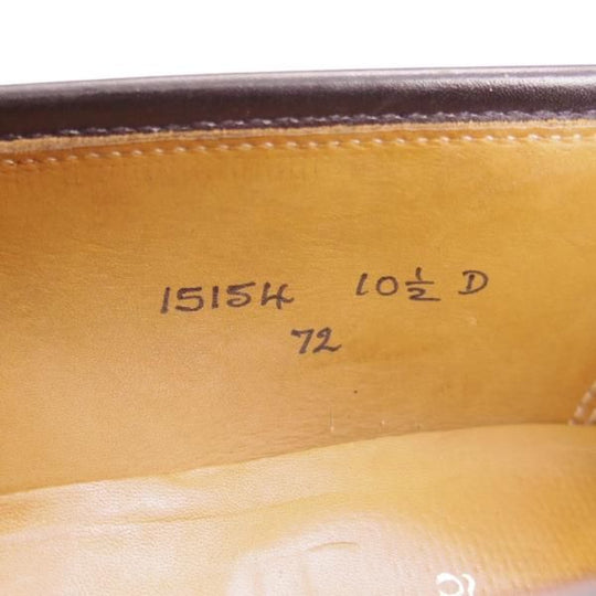 極上★クロケット＆ジョーンズ UK10/US10.5D【★ブルックスブラザーズ別注/Peal&co】タッセルローファー/黒/メンズ/Crockett＆Jones★d175