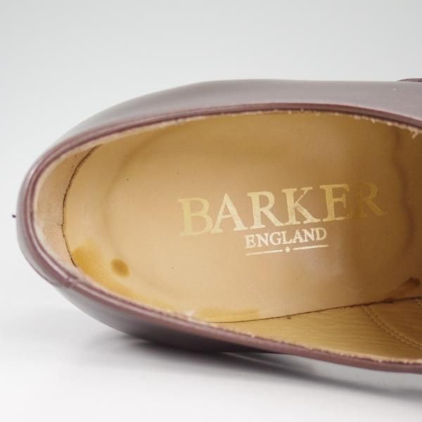 美品★(英)BARKER/バーカー 8.5G【★グッドイヤーウェルテッド製法/ストレートチップ】EXPRESSO COFFEE/メンズ/茶/カーフ★d176