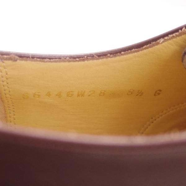 美品★(英)BARKER/バーカー 8.5G【★グッドイヤーウェルテッド製法/ストレートチップ】EXPRESSO COFFEE/メンズ/茶/カーフ★d176