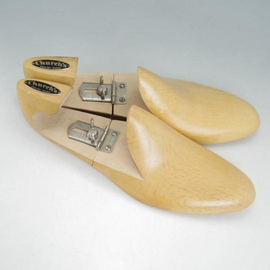 極上★旧チャーチ時代のシューツリー SIZE 7〜8程度【★純正シューツリー】木製シューキーパー/メンズ/Church's★d181