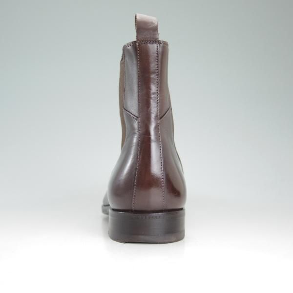 美品★(伊)サントーニ SIZE 5【定価10万円程度★サイドゴアブーツ/7595】カーフ/濃茶/メンズ/Santoni★d191