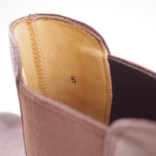 美品★(伊)サントーニ SIZE 5【定価10万円程度★サイドゴアブーツ/7595】カーフ/濃茶/メンズ/Santoni★d191