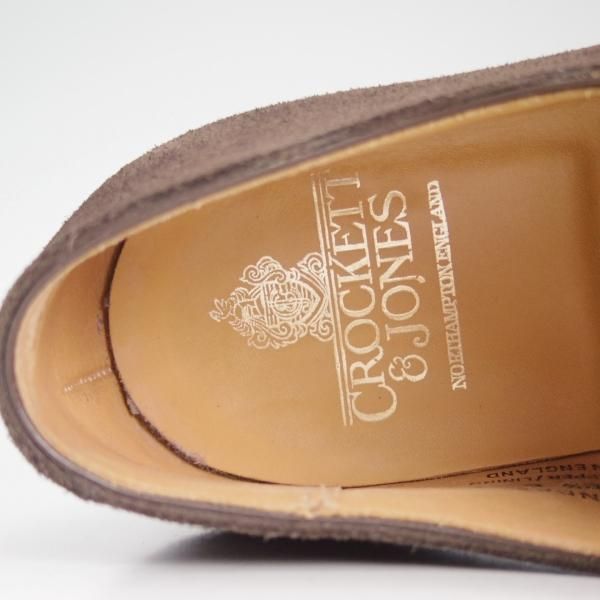 極上★クロケット&ジョーンズ 8.5E【★ラウンズ/LOWNDES】ダブルモンク/348ラスト/濃茶/スエード/メンズ/Crockett&Jones★d195