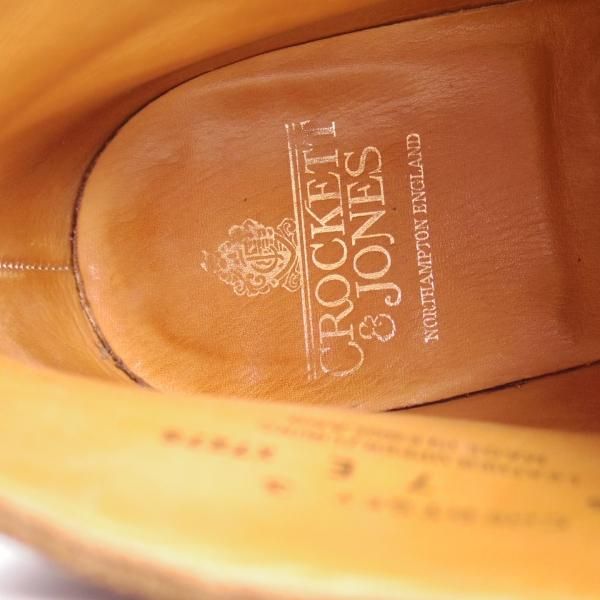 美品★クロケット&ジョーンズ 7E【(福岡)FRAME取扱★チャートシー/CHERTSEY 3/ダイナイトソール】224ラスト/Crockett&Jones★d196
