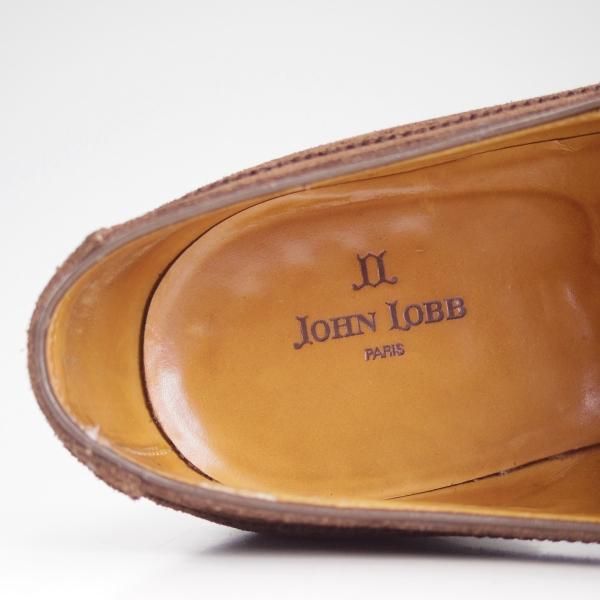 希少モデル JOHNLOBB BARAL PARISロゴ8.5E クロケット製