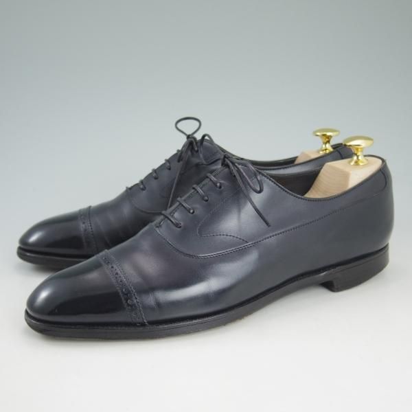 EDWARD GREEN カドガン　パンチドキャップトゥ　レザーシューズ　9.5 EDWARD GREEN】エドワード グリーン パンチドキャップトゥ