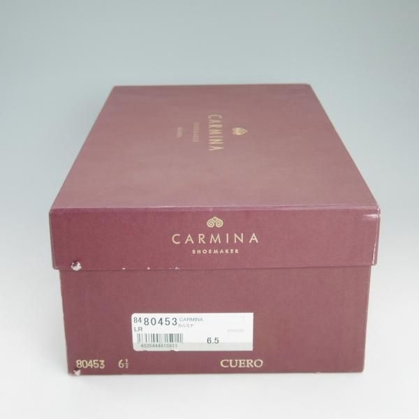 極上★(スペイン製)カルミナ SIZE 6.5【★ISETAN MEN'S/伊勢丹メンズ取扱い】80453/ホールカット/茶/カーフ/メンズ/CARMINA★d200