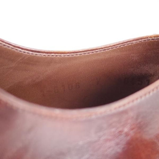 極上★(スペイン製)カルミナ SIZE 7【ミュージアムカーフ/マロン★伊勢丹メンズ取扱】80451/プレーントゥ/赤茶/カーフ/CARMINA★d201