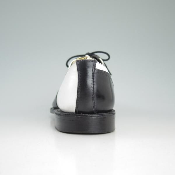 極上★トリッカーズ UK6.5/US7程度【★COMME des GARCONS別注/コムデギャルソン】プレーントゥ/白×黒/カーフ/メンズ/Tricker's★d204