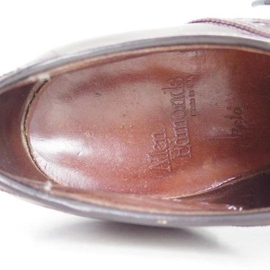 極上★(米)アレンエドモンズ 7.5C【定価10万円以上★コードバン仕様/Polo/ポロ】サドルシューズ/バーガンディー/ALLEN EDMONDS★d206