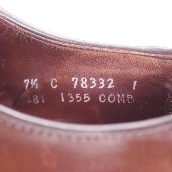 極上★(米)アレンエドモンズ 7.5C【定価10万円以上★コードバン仕様/Polo/ポロ】サドルシューズ/バーガンディー/ALLEN EDMONDS★d206