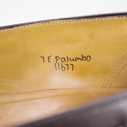 極上★ジョンロブ 7E【貴重★PARISロゴ時代の製品/Palumbo】旧ロゴ/タッセルローファー/カーフ/黒/メンズ/JOHN LOBB★d210