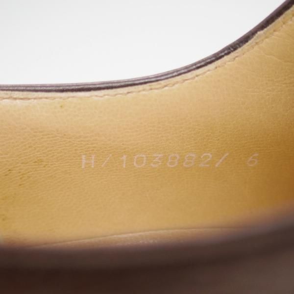 美品★(伊)タニノクリスチー SIZE 6【定価10万円以上★フルブローグ】103882/カーフ/メンズ/濃茶/TANINO CRISCI★d211