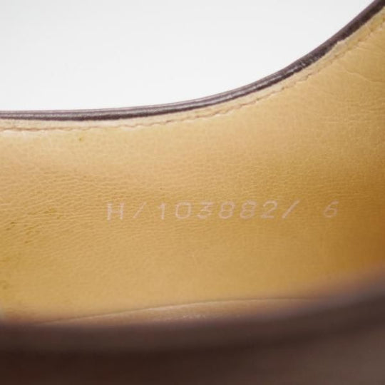 美品★(伊)タニノクリスチー SIZE 6【定価10万円以上★フルブローグ】103882/カーフ/メンズ/濃茶/TANINO CRISCI★d211