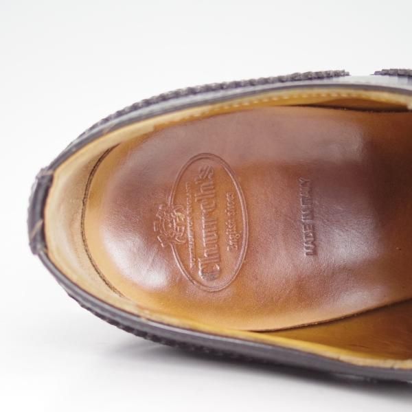 極上★チャーチ(レディース) SIZE 37.5【★バーウッド/BURWOOD W】ポリッシュドバインダーカーフ/黒/Church's★d214