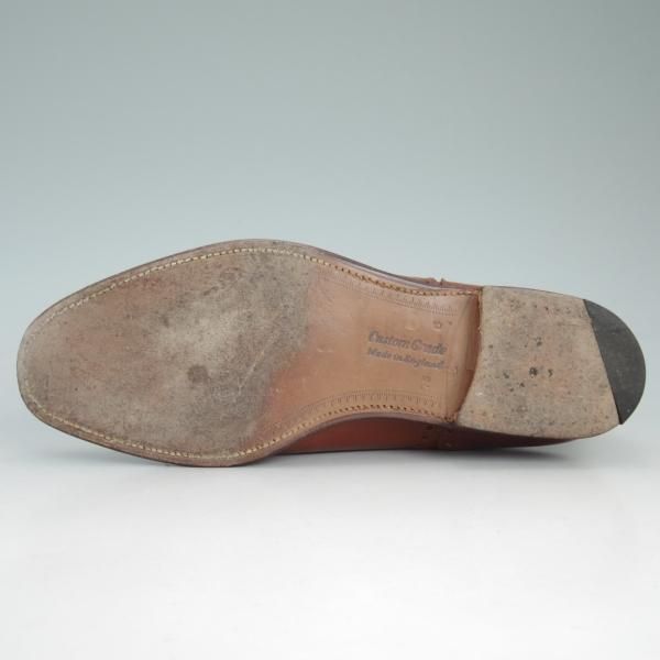 美品★チャーチ 75G/UK7.5【貴重★旧チャーチのディプロマット/DIPLOMAT/73ラスト】サンダルウッド/カーフ/セミブローグ/Church's★d217