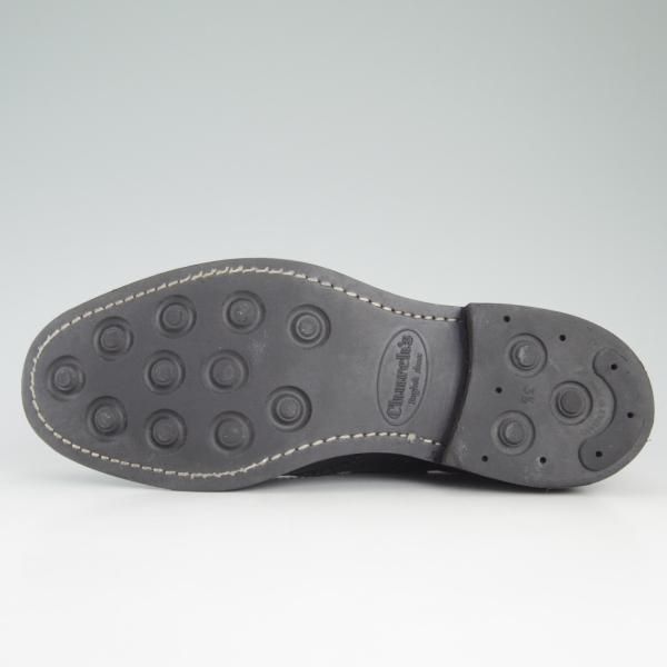 美品★チャーチ 75F/UK7.5【ダイナイトソール仕様★バーウッド/BURWOOD】81ラスト/ポリッシュドバインダーカーフ/黒/メンズ/Church's★d218