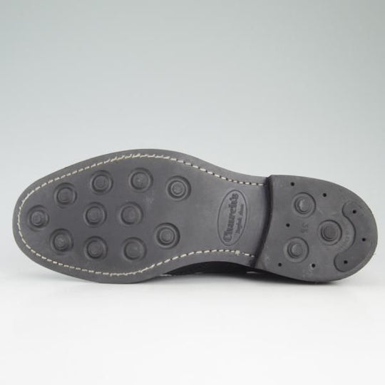 美品★チャーチ 75F/UK7.5【ダイナイトソール仕様★バーウッド/BURWOOD】81ラスト/ポリッシュドバインダーカーフ/黒/メンズ/Church's★d218