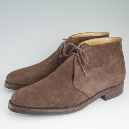 美品★クロケット&ジョーンズ 8E【ダイナイトソール★バーニーズNY別注/EVESHAM】チャッカブーツ/スエード/BARNEYS/Crockett&Jones★d220