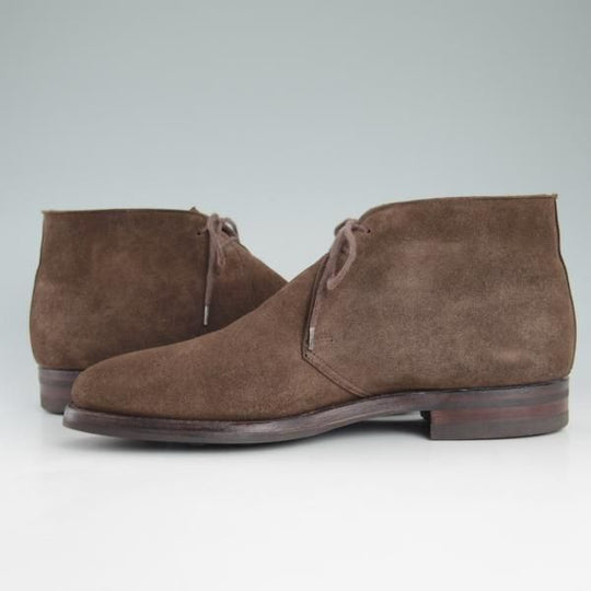 美品★クロケット&ジョーンズ 8E【ダイナイトソール★バーニーズNY別注/EVESHAM】チャッカブーツ/スエード/BARNEYS/Crockett&Jones★d220