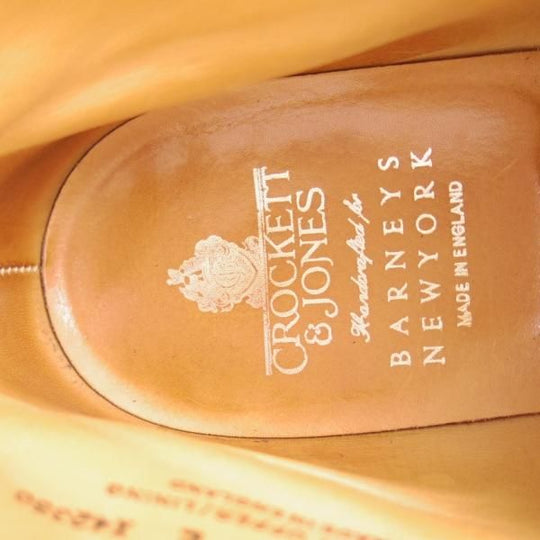 美品★クロケット&ジョーンズ 8E【ダイナイトソール★バーニーズNY別注/EVESHAM】チャッカブーツ/スエード/BARNEYS/Crockett&Jones★d220